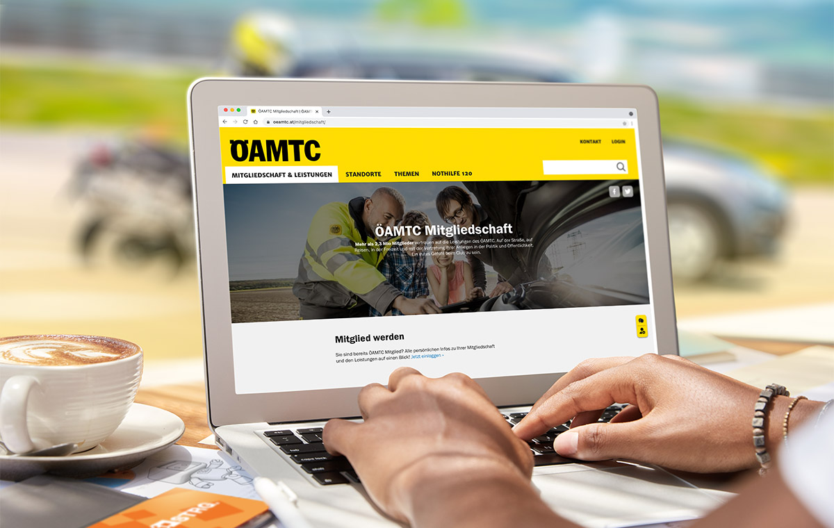 Client work use-case for ÖAMTC - Austrian automobile association. In particular it is shown how the new interface looks.